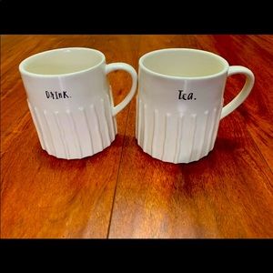 Rae Dunn Pleated Mugs - Drink & Tea